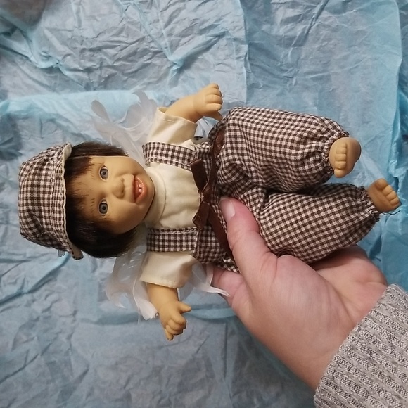 Small angel boy doll 90's vintage bean bag EUC - Picture 9 of 12